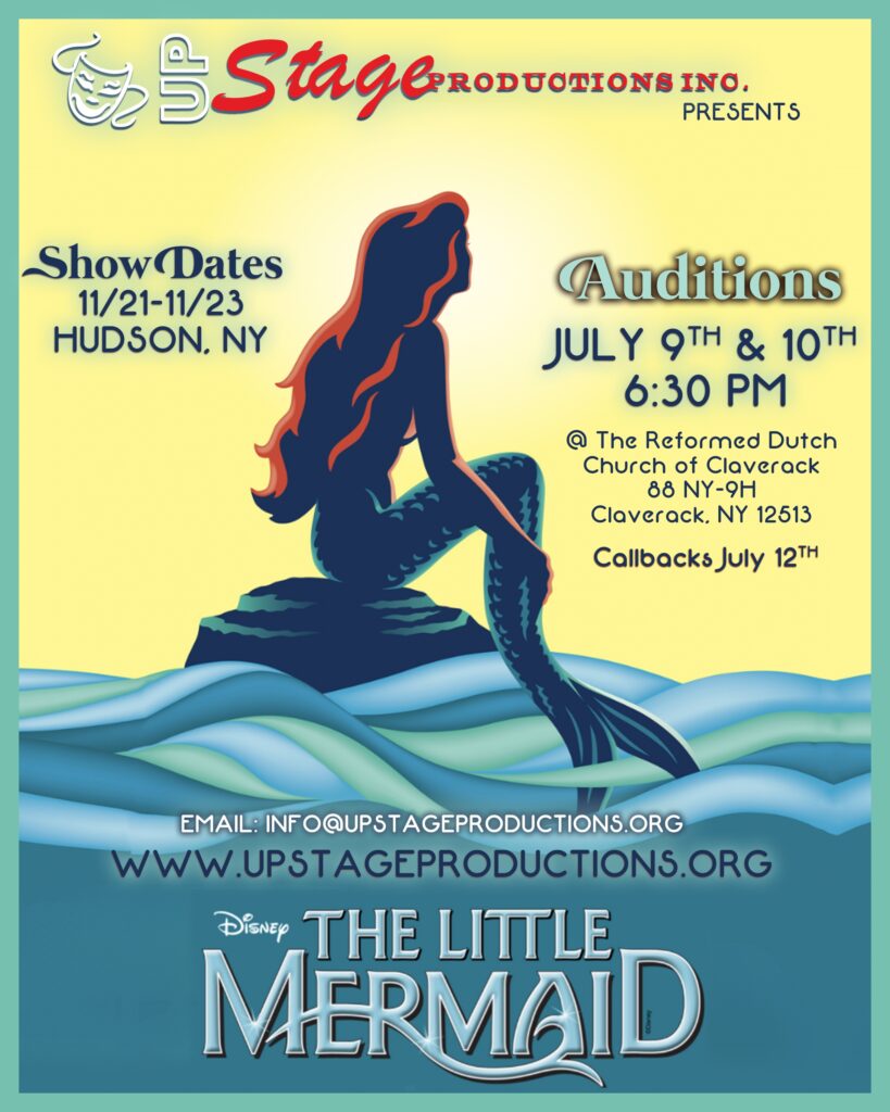The Little Mermaid audition flyer The Little Mermaid audition flyer